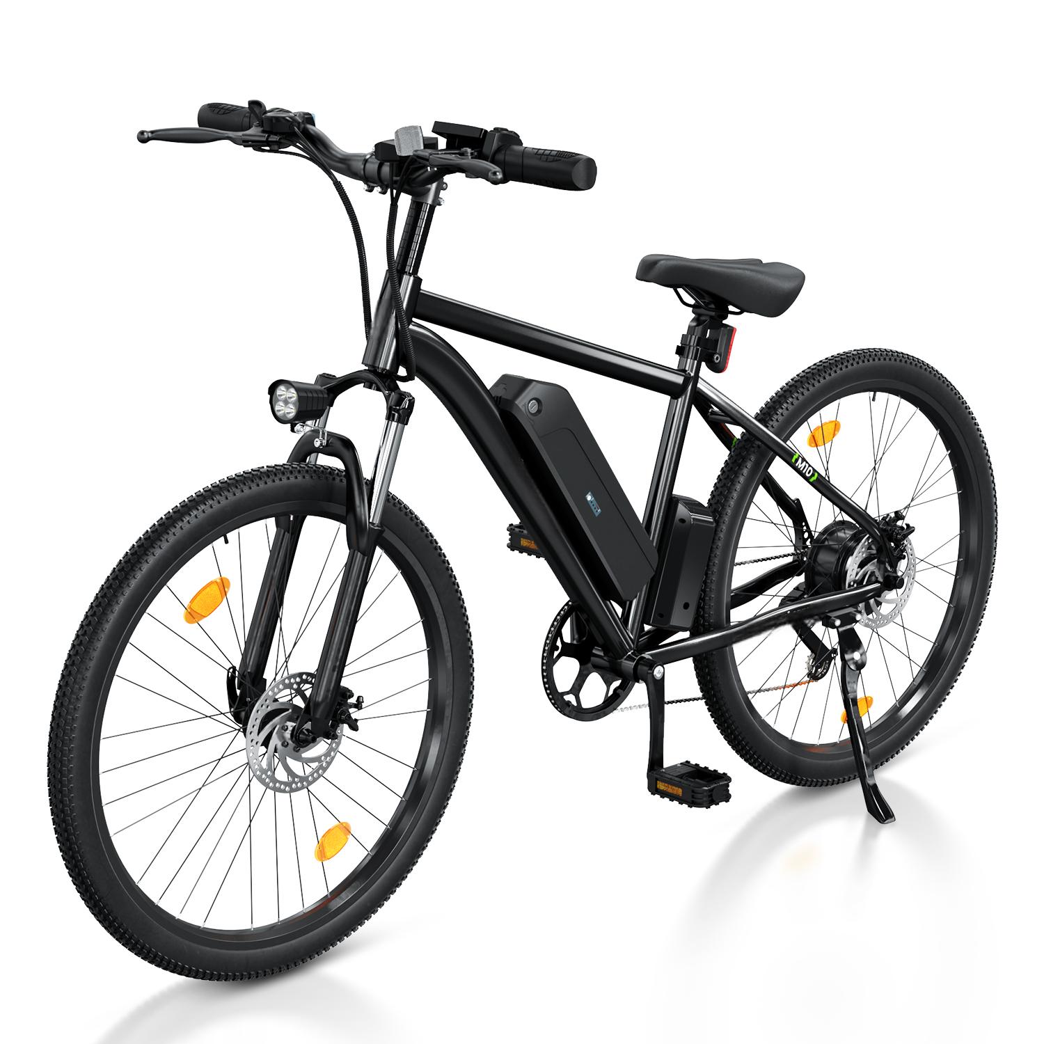 Electric Bicycle isinwheel M10 250W Motor 36V10.4Ah Lithium Battery Max Speed 25km/h Black L nero