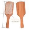 Premium Wooden Bamboo Hair Brush Improve Hair Growth Wood Hairbrush Prevent Hair Loss Comb Massage Hair Comb D30