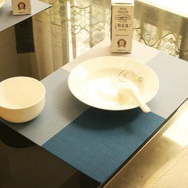 Teslin Placemat, European-style Western Placemat, Hotel PVC Placemat, Non-slip and Heat-insulating Coaster, Easy-to-wash and Quick-drying Table Mat