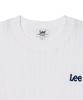 LEE Round Neck Cable Short Sleeve Knit White