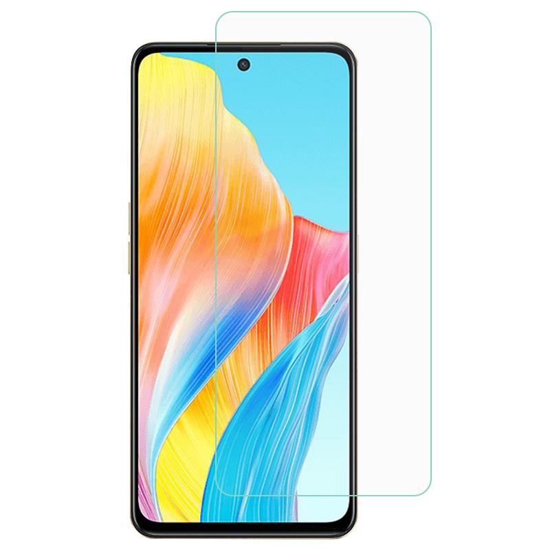 

Для Oppo A98 5G HD Загартоване скло Плівка Висока чутливість 0.3мм Плівка з дугоподібним краєм Захисник екрану Type A