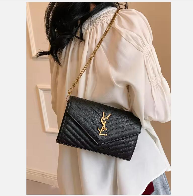 New Envelope Bag Women's Chain Crossbody Bag Commuter Mobile Phone Bag Niche Fashion Texture Bag Shoulder Bag For Women