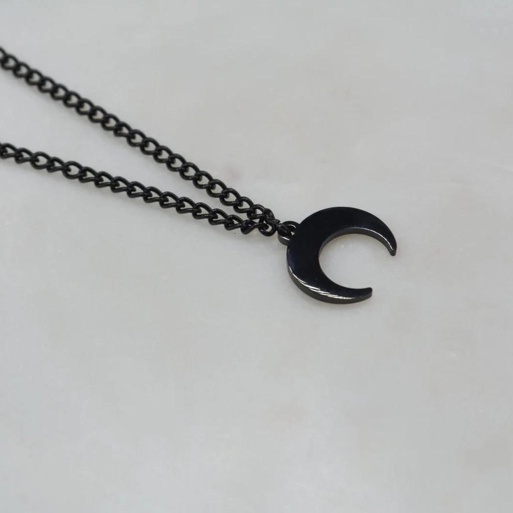 Gotische Mondkette Mit Legierung Anhänger Für Damen Elegantes Schmuck Accessoire