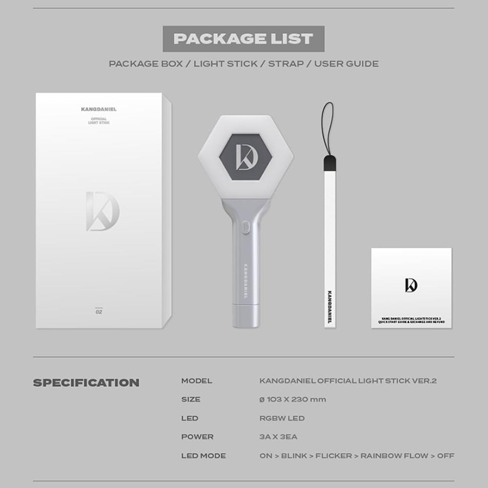 KANG DANIEL Oficjalny Light Stick WERSJA 2