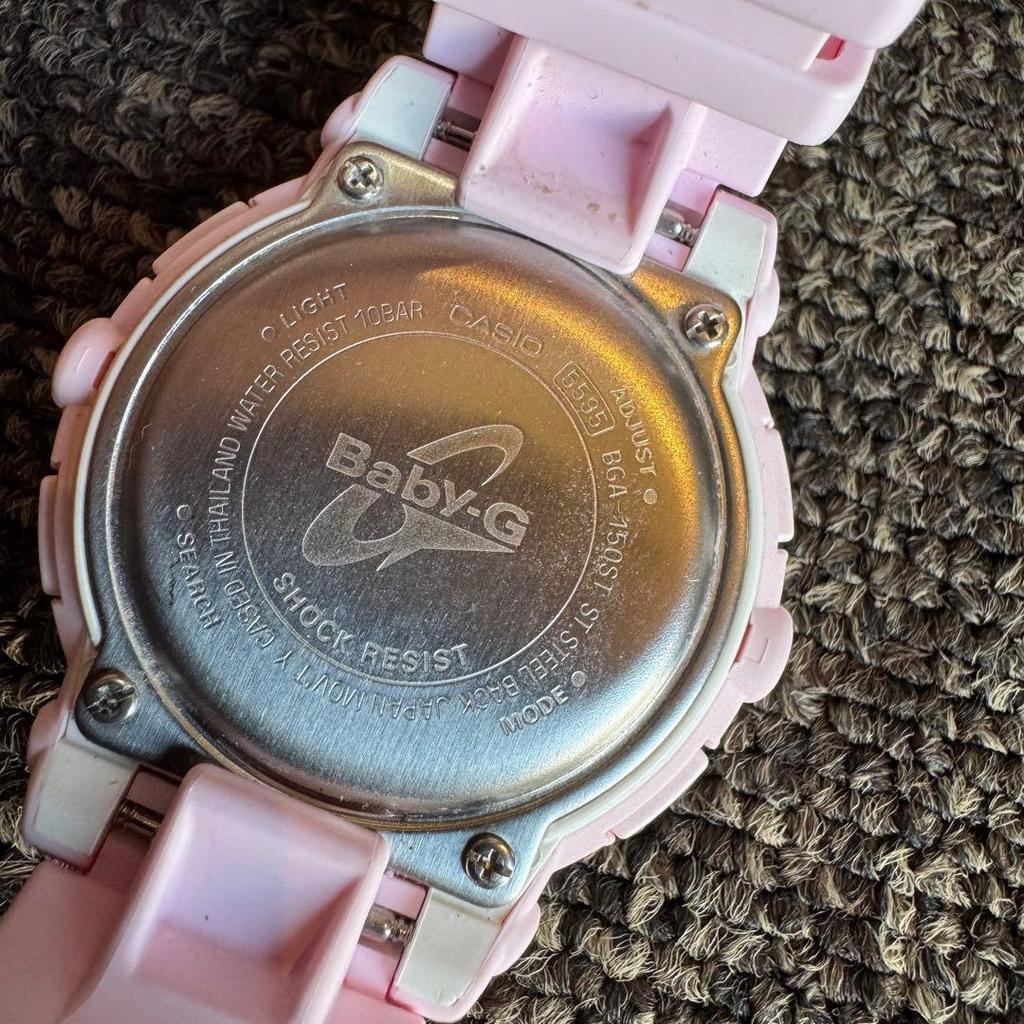 Used CASIO BABY-G BGA-150ST-4ADR Pink
