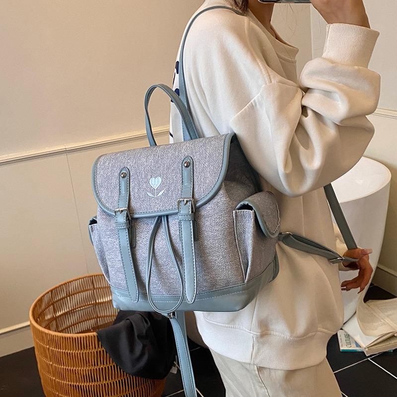 Backpack Women's Large-capacity New Casual Versatile Student Class Bag Street Trend Travel Backpack