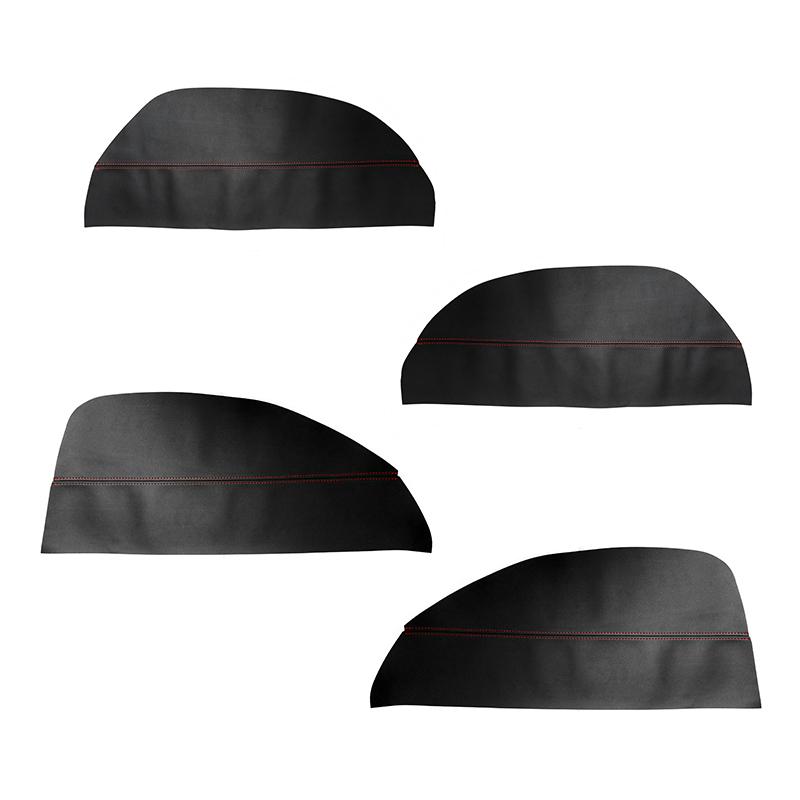 Car Microfiber Leather Interior Door Armrest Panel Cover Trim For Honda Accord 6th Gen 1997 1998 1999 2000 2001 2002