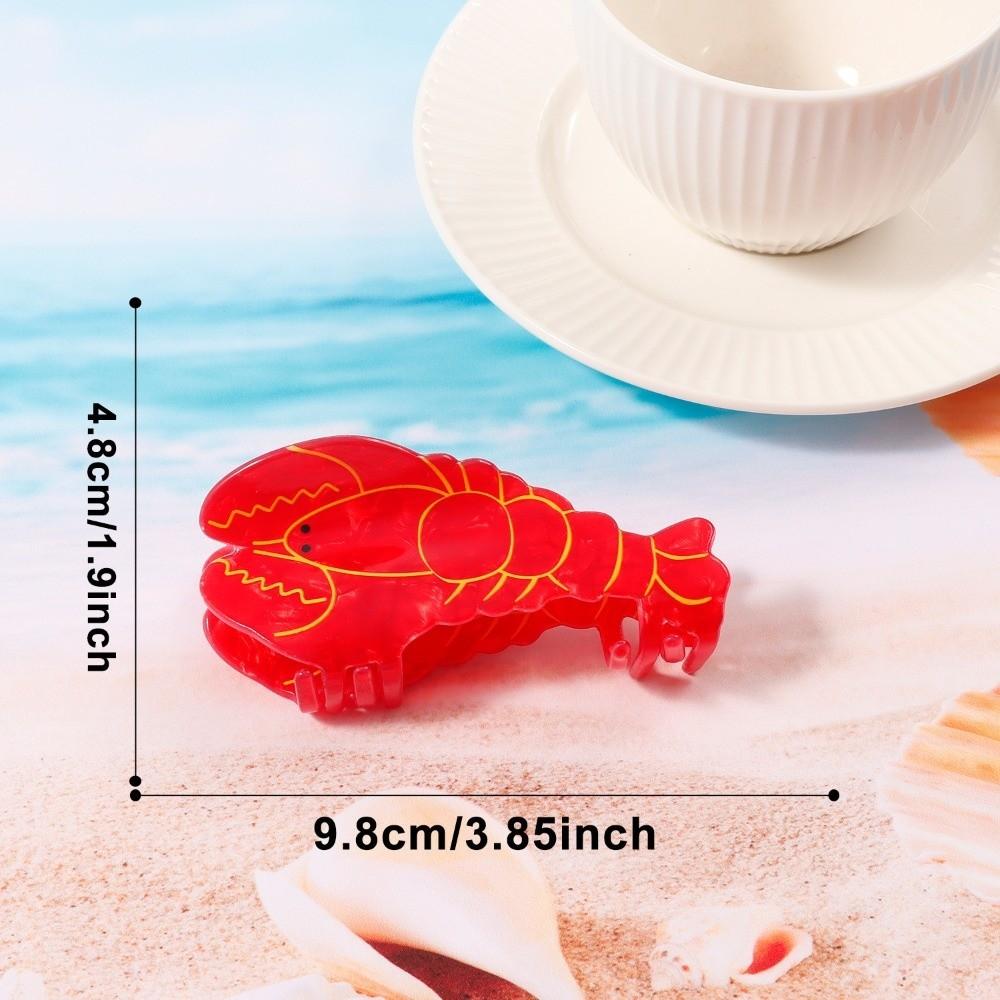 PVC Hair Clip Creative Hair Accessory New Marine Animal Hair Claw  for Women Girls
