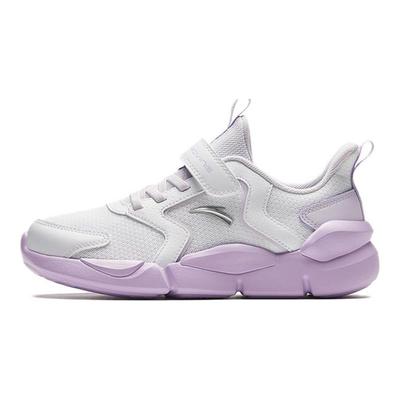 Comfortable Versatile Trendy Non-Slip Shock Absorbing Low-Top Running Shoes Kids Sneaker White Purple A322415505H-1