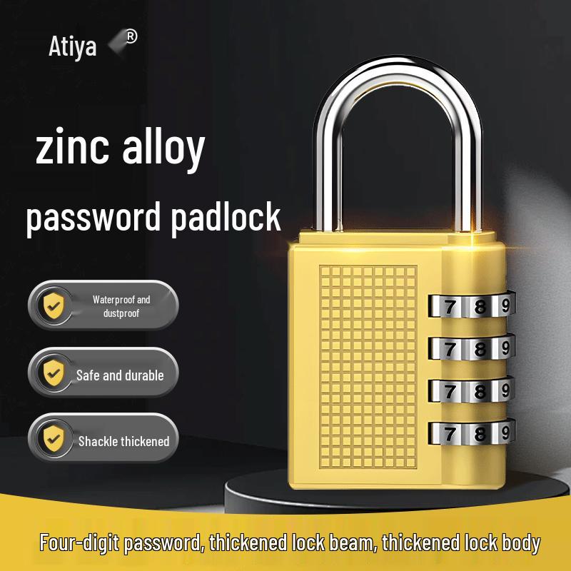 Atiya 4-Digit Combination Padlock Standard
