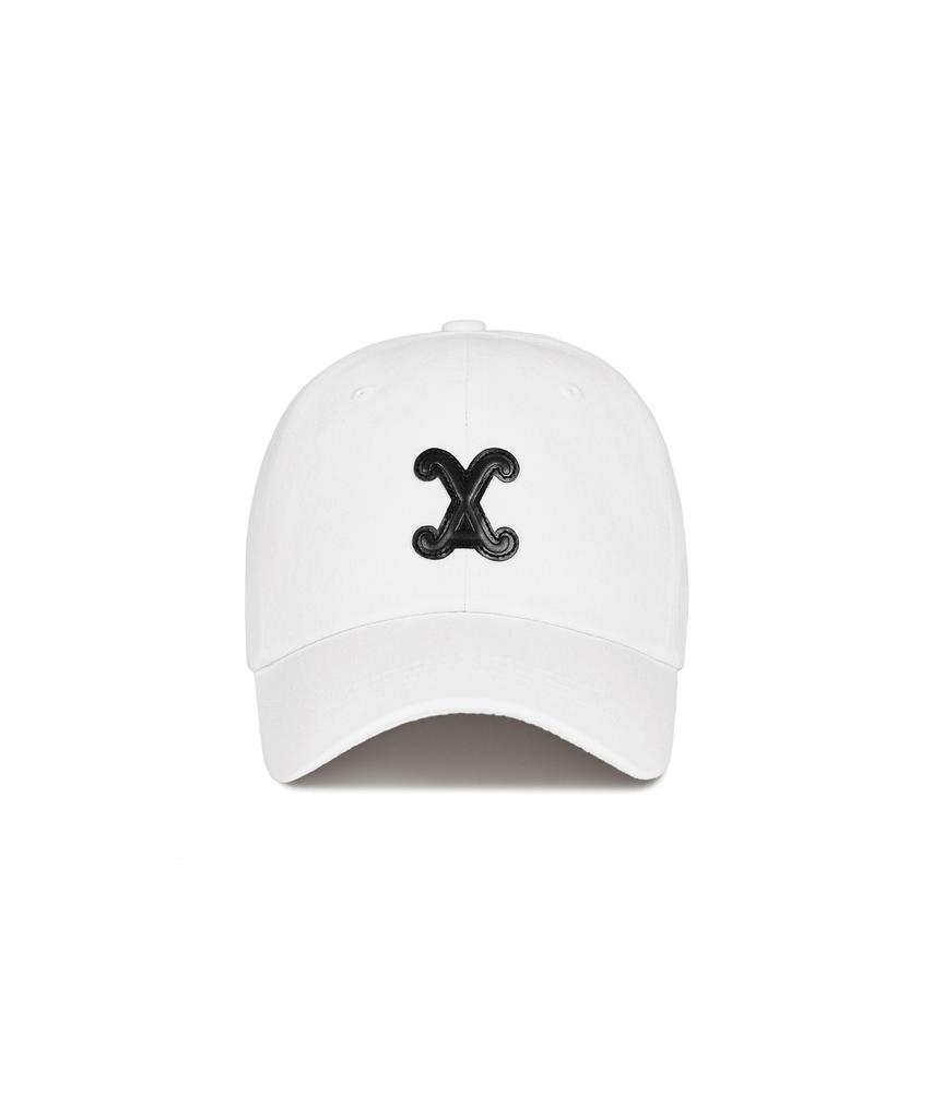 Bajal Va Curved Patch Ball Cap White
