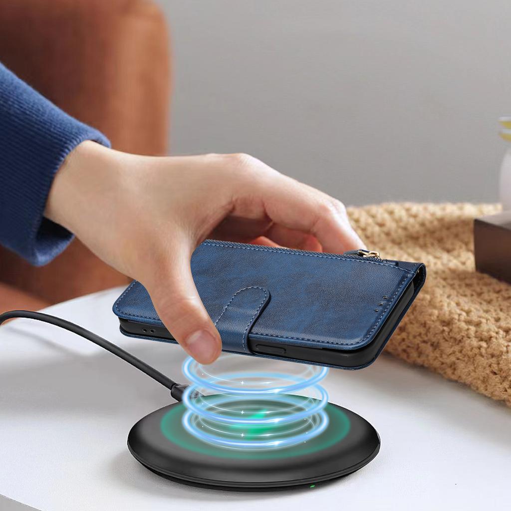 For Motorola Edge 60 Pro 5G Case Zipper Pocket Multiple Card Slots Leather Phone Cover