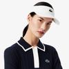 Lacoste Women's Golf Color Tipped Long-Sleeve Sweater Polo Shirt AF8544-55NHHW
