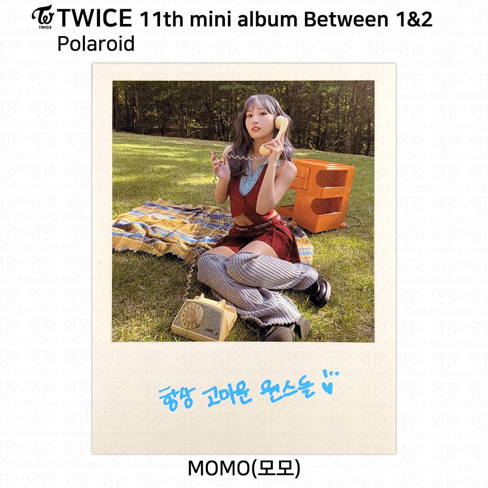 

TWICE 11-й мини-альбом между 1 и 2 Momo, фотокарточка, открытка, наклейка Polaroid POB Polaroid Photocard