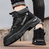Men's Autumn Outdoor Hiking Boots Men's High Top Medium Top Martin Boots Thick-soled Wear-resistant Tooling Shoes