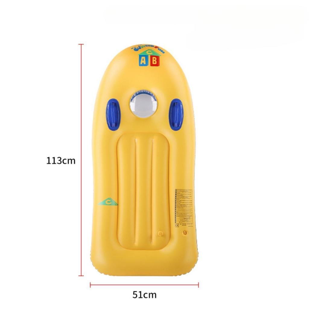 Inflatable Surfboard with Handles Water Toys for Summer Entertainment