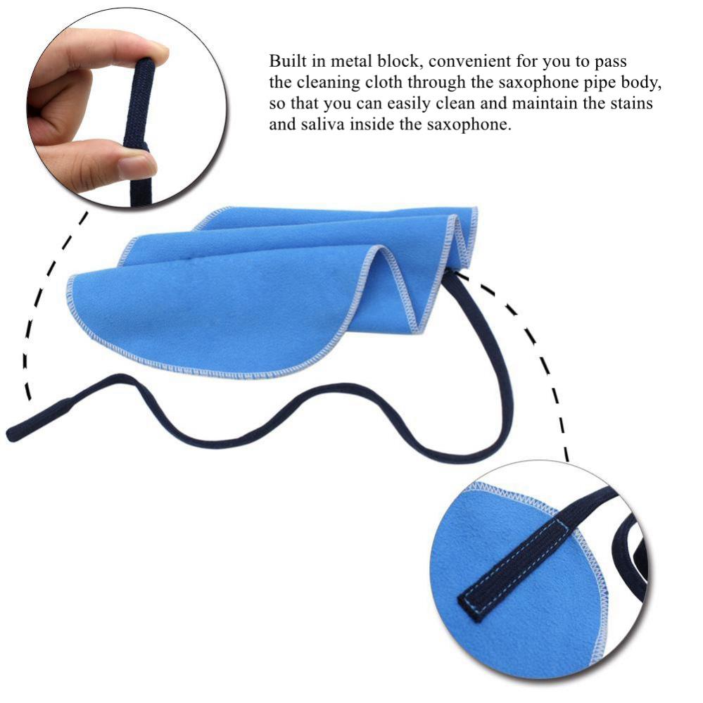 36pcs/lot Multifunctional Saxophone Cleaning Kits with 32pcs Mouthpiece Cushions, Inner Chamber Cleaning Cloth, Mouthpiece Brush