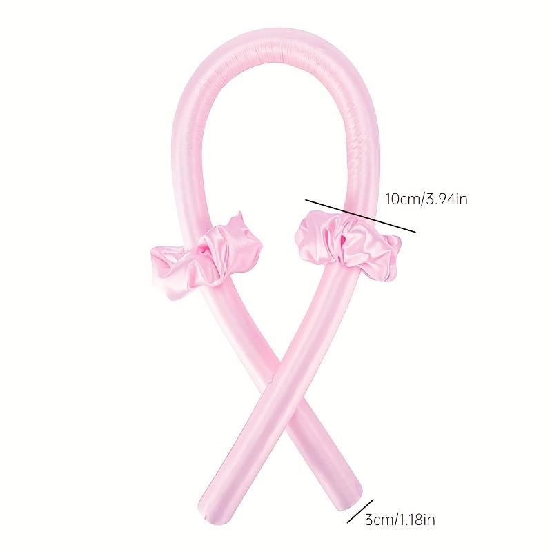 

Безнагревный набор для завивки - Сатиновый бигуди для ночных локонов - Повязка для завивки без нагрева - Нежный и ухаживающий за волосами розовый