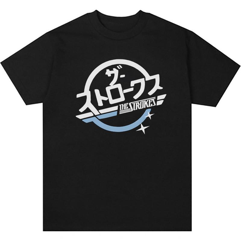 The Strokes Americká rocková kapela Tričko Japonský potisk Módní tričko Hip-hop Streetwear Pánské Dámské Swag Bavlněné tričko
