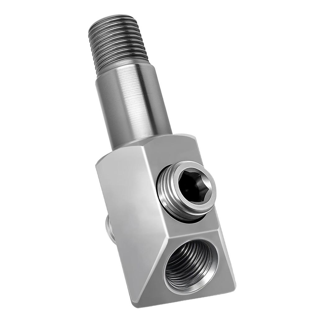 Oil Pressure Sensor Adapter Fit for Engine 1Celsius8-27 NPT Thread Port Plug Stainless Steel Tool