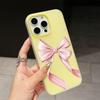 Cute Pink Bow Pattern 2 IN 1 Phone Case For Samsung Galaxy S26 S25 S24 S23 Ultra S21FE S22Plus A57 A56 A55 A54 A34 A36 A35 Funda