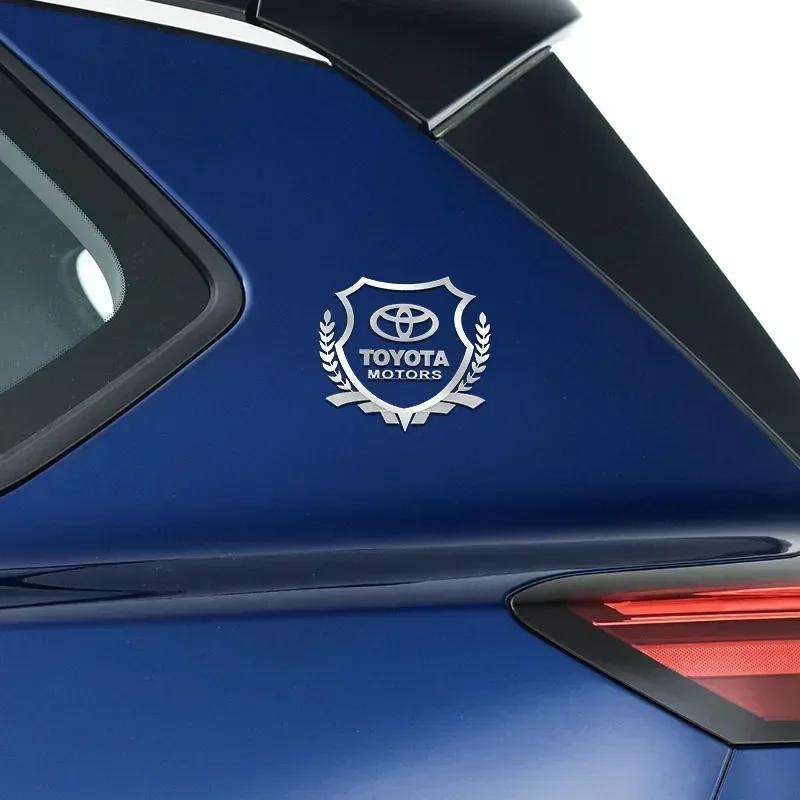 Car Stickers Wheat Badge Sticker Auto Body Side Window Trunk Decorative for Toyota Trd GR Corolla Avensis Yaris Rav4 Hilux Auris Camry