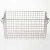 MUJI Stainless Steel Wire Basket 37cm W x 26cm D x 18cm Basket 4, Approx. H, 44831496,
