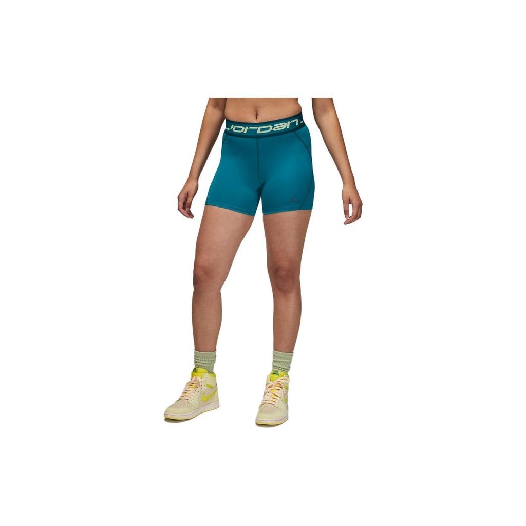Jordan Sport Quick-Dry Compression Casual Shorts Women Bottoms Light-Green FB4624-318