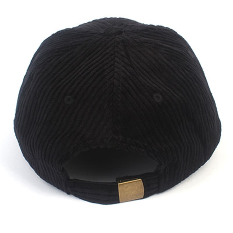 Universal Chemistry Bold Corduroy Black Ballcap Corduroy  Ball Cap