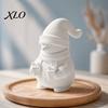 Creative Parent Child Handmade Art 3D Printed Snowman Figurine Holding Gift Boxes, DIY Paintable Christmas Customizable Festival Souvenirs Ornament,