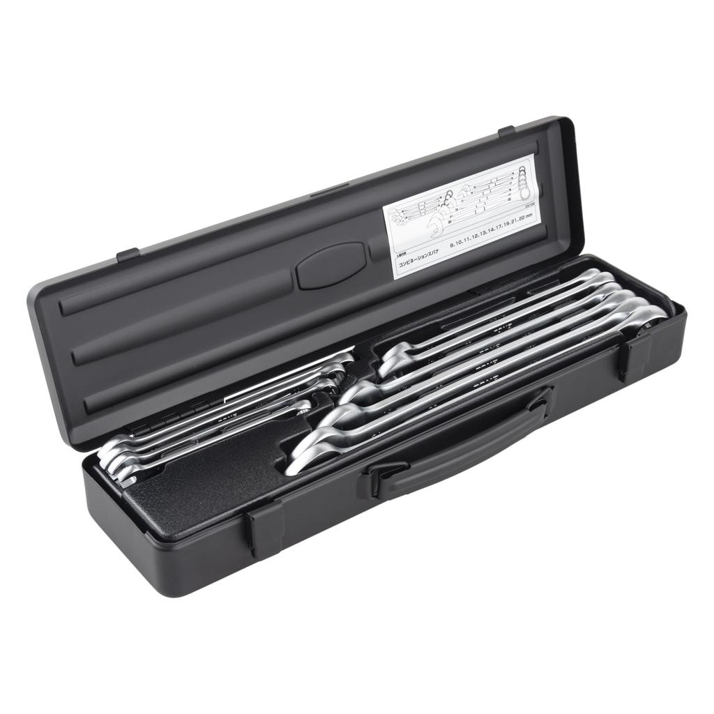 TONE Combination Wrench Set CS100BK Black (10 Pieces)