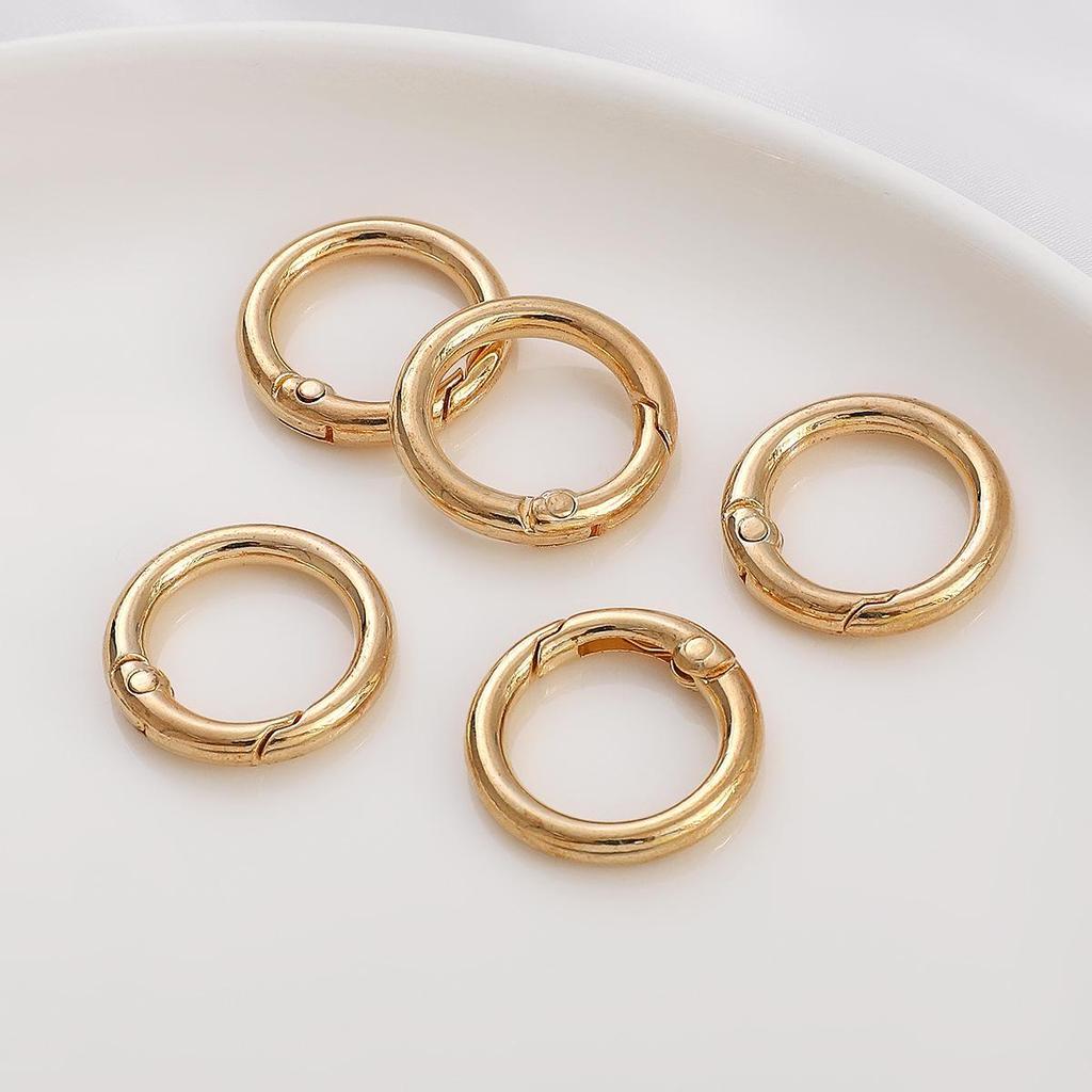 Alloy Bag Buckle & Keychain Hook Accessory Set