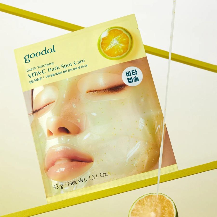 goodal Green Tangerine Vita-C Dark Spot Care Gel Mask Sheet 10ea Gel Mask Sheet 10ea