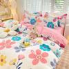 Cartoon Dormitory Three-piece Set Single Bedding Quilt Cover Double Bed Sheet Four-piece Set