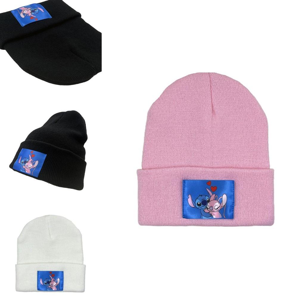 Stitch Pattern Patch Knitted Hat With Breathable Warmth For Autumn Winter