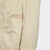 Adidas Originals Pure Color Single-Breasted Contrast Stitching Work Jacket Men Jackets Khaki HM8015