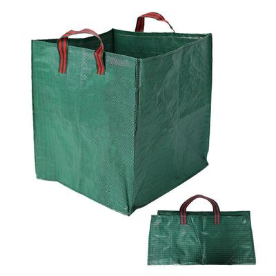Garden Trash Bag Square Heavy Duty Garden Garbage Bag PP Woven Bag Reusable Large Street Lawn Pool Leaf Waste Compost Bag Bucket
