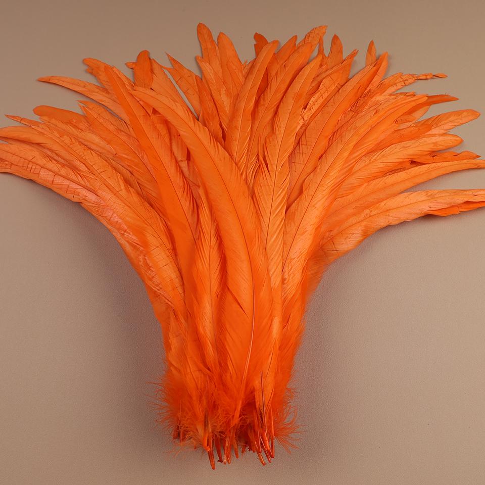 Rooster Feathers 35-40cm 40-45cm Handicraft Crafts DIY Natural Feather Handwork Party Plume Carnival Decoration