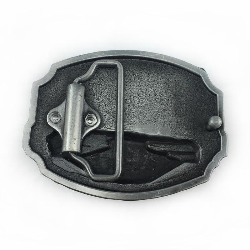 Retro Masonic Plate Buckle: American West-Inspired Fashion Belt