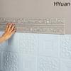 HYuan 230cm Listwa ścienna z pianki samoprzylepna, Samoprzylepna bordiura tapetowa, Samoprzylepna dekoracyjna linia wykończeniowa