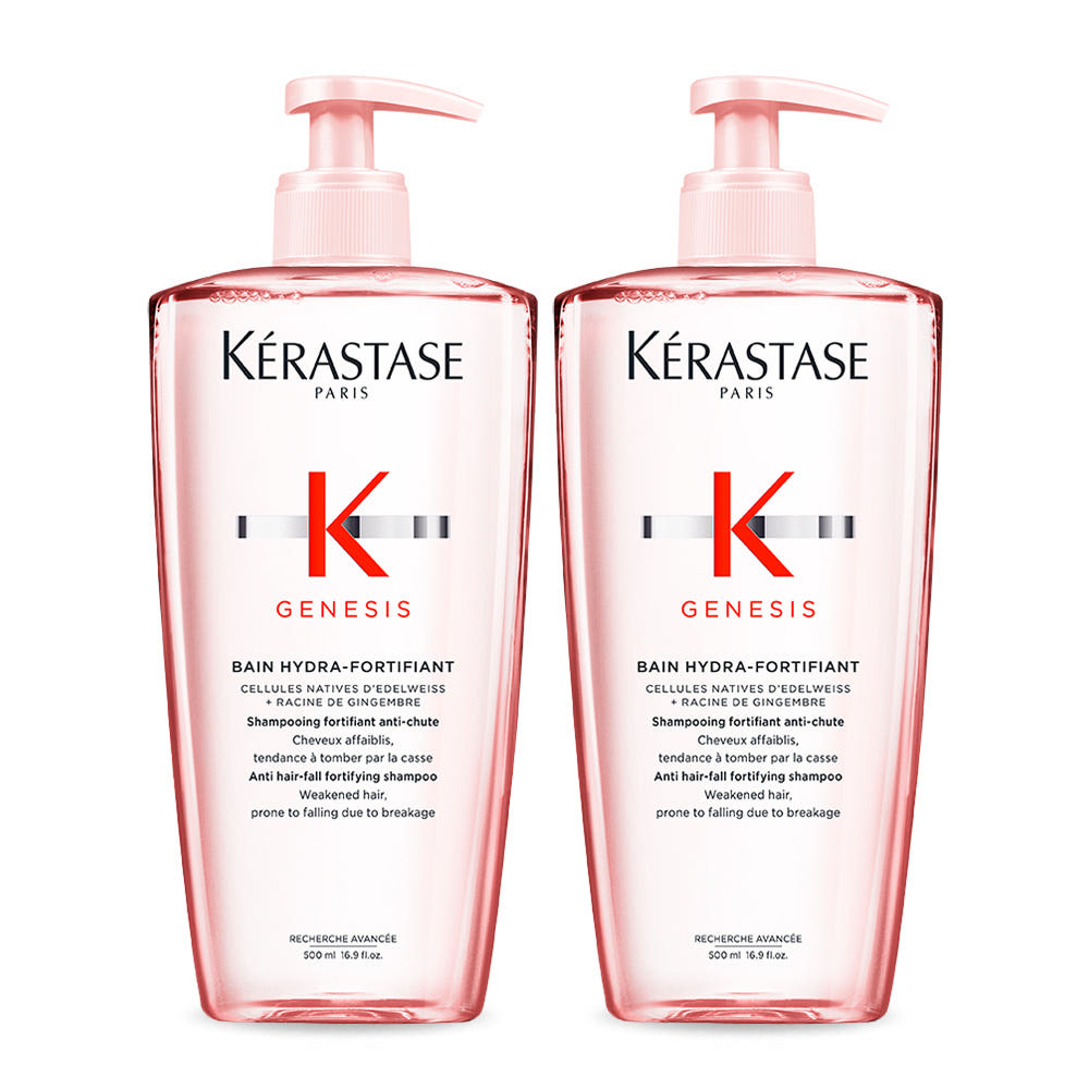 Genesis Bain Hydra-Fortifiant Shampoo 500ml Duo Set