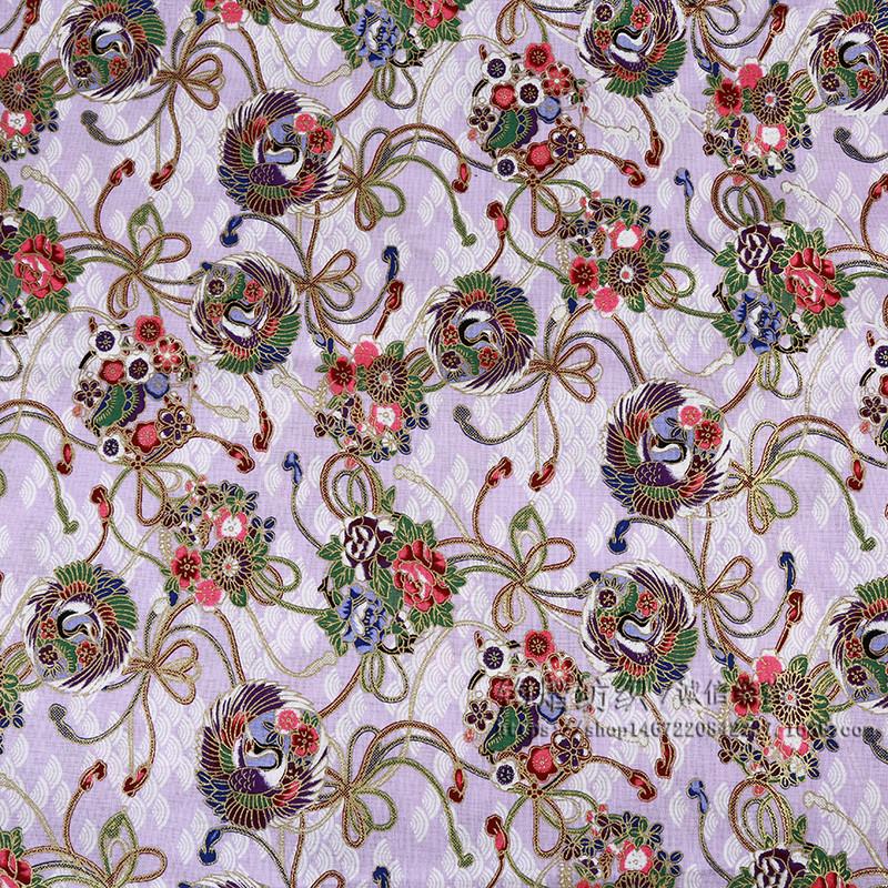 

Японская хлопковая ткань с изображением цветущей вишни для подарочной коробки ручной работы и кимоно