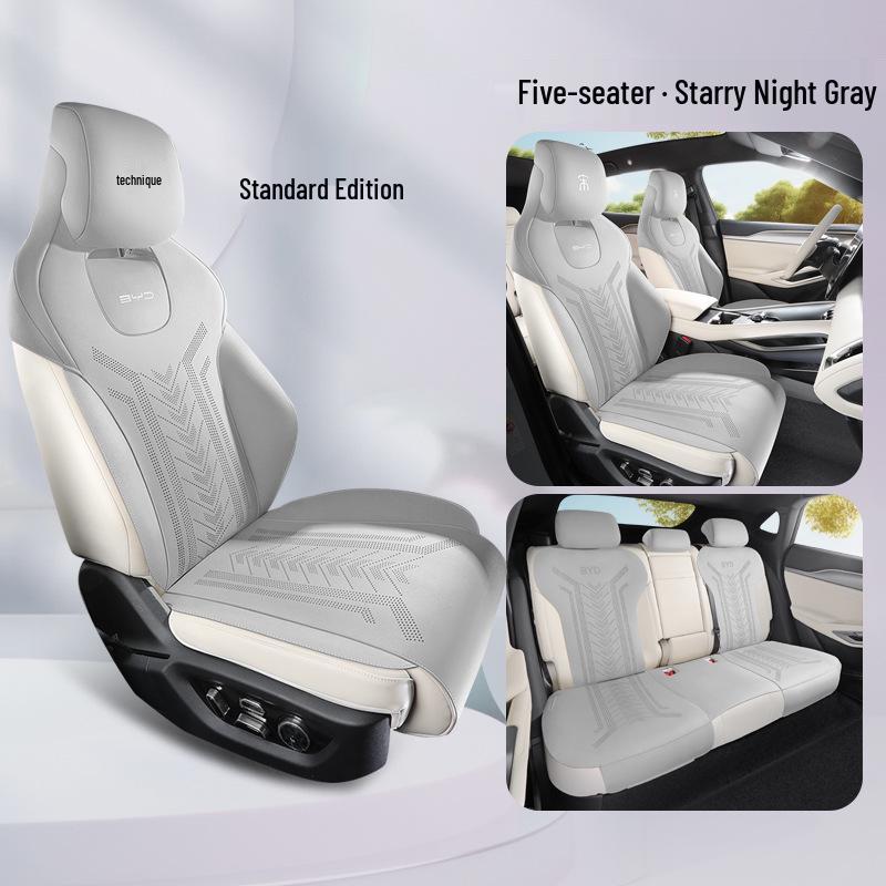 BYD Song L Universal Ventilated Seat Cushion: Four-Season, Semi-Enclosed, Breathable, Sports Minimalist Design