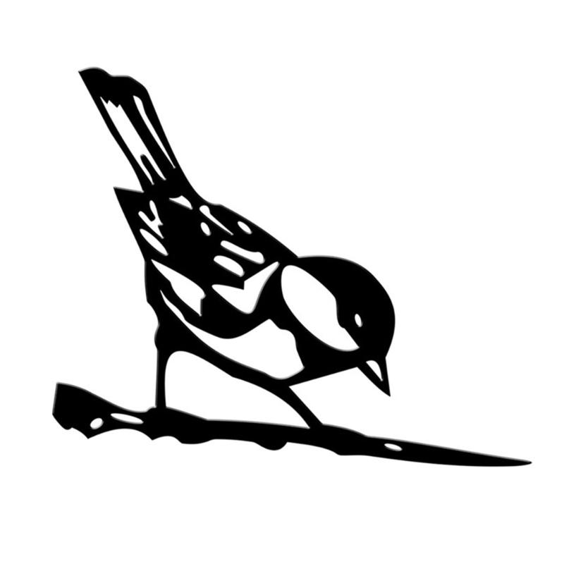 Metal Bird Stake Outdoor Garden Bird Statue Decorative Metal Animal Silhouettes for Tree Garden Decorative Bird Ornament