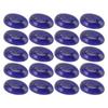 20pcs Oval Flatback Cabochon Lapis Lazuli Exquisite Ring Necklace DIY Stone Bead for Jewelry Making