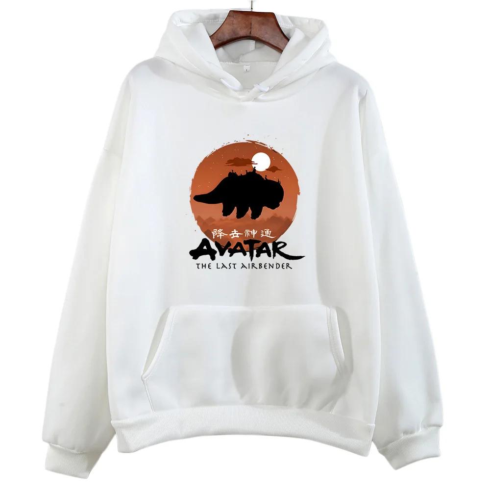 Avatar: Der Herr der Elemente Hoodie Comic Langarm Casual Sweatshirt Grafikdruck Bequeme Kleidung Ropa Mujer Weicher Hoody