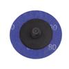 80pcs 50mm Roll Lock Polishing Pad Sanding Discs Sandpaper 60-240 Grit Assorted Roloc Abrasives Fits For Dremel