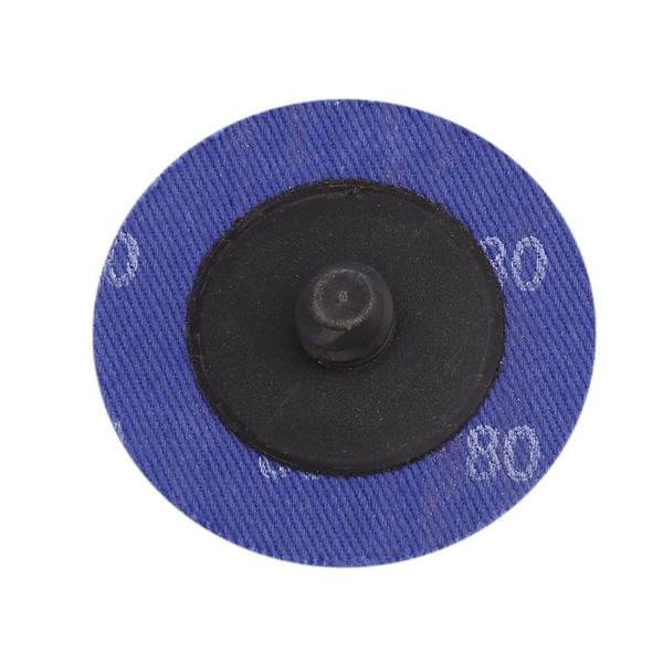 80pcs 50mm Roll Lock Polishing Pad Sanding Discs Sandpaper 60-240 Grit Assorted Roloc Abrasives Fits For Dremel