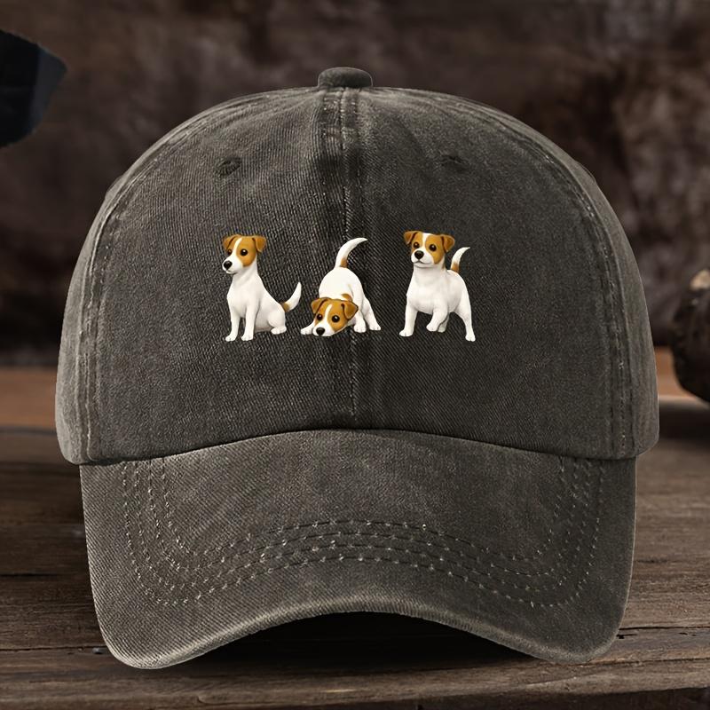 Fun and Cute Dog Print Baseball Hat Unisex Outdoor Fashion Versatile Peaked Hat Trend