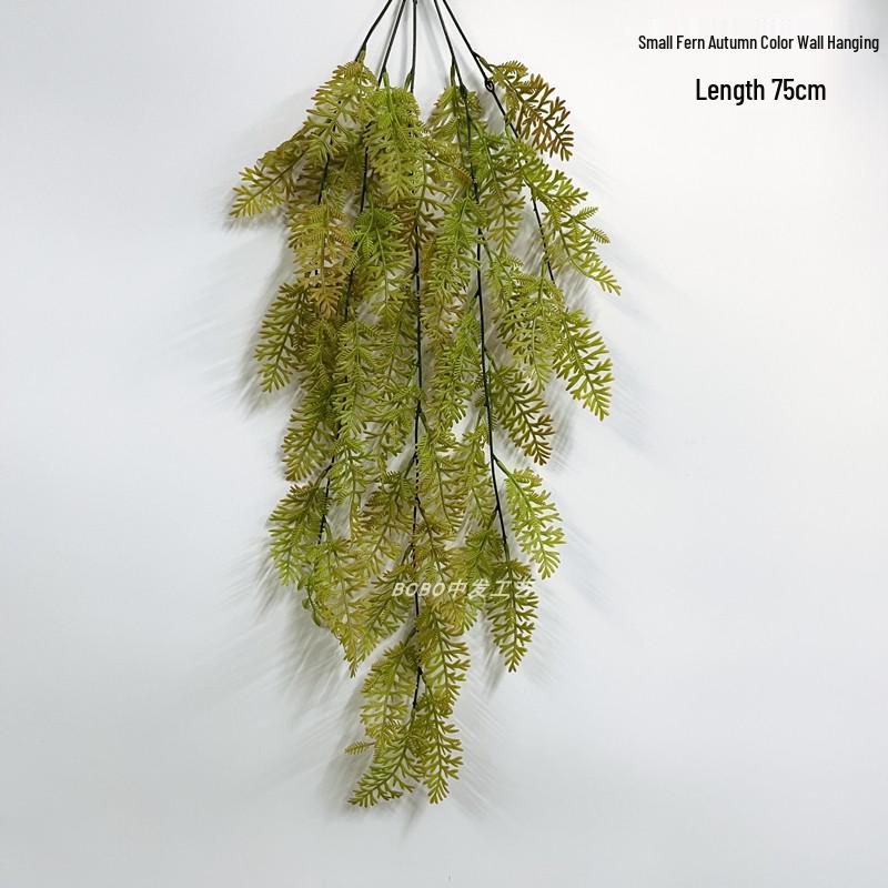 Artificial Spider Plant & Fern Hanging Decor - Trailing Green Vines for Wall & Ceiling